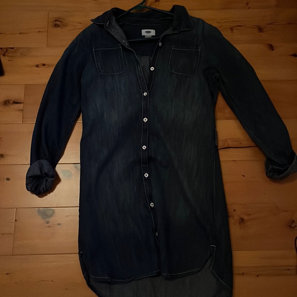 PERFECT Old Navy jean dress!  SO comfy and versatile!!! NEVER WORN!!!